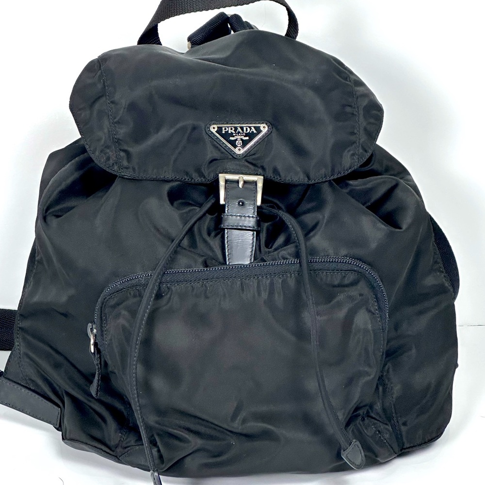 Prada Black Nylon Backpack